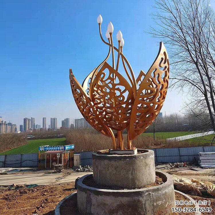 鏤空樹葉雕塑定價(jià)，廣場雕塑，烤漆樹葉雕塑優(yōu)價(jià)