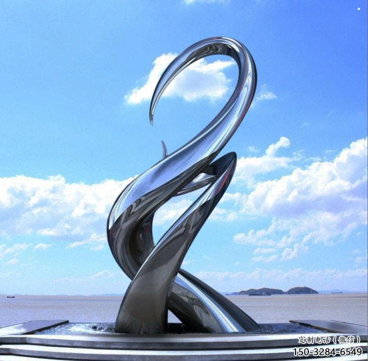 樹芽雕塑精選，廣場(chǎng)系列，不銹鋼樹芽雕塑制作