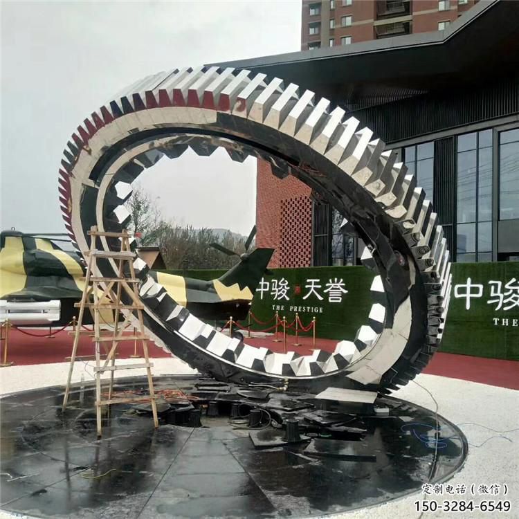 雙環(huán)雕塑提供，露天雕塑，不銹鋼雙環(huán)雕塑生產(chǎn)承接