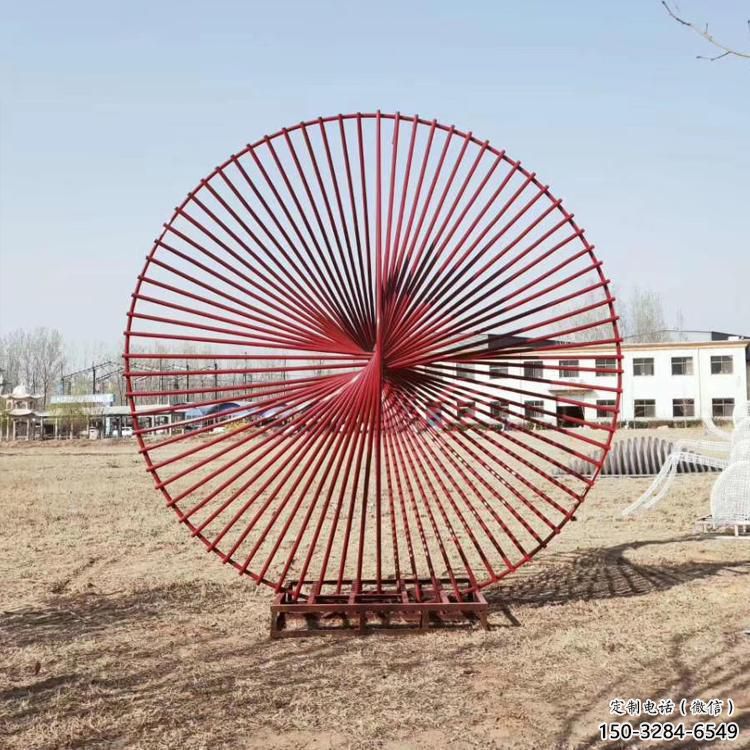 圓環(huán)雕塑定價，拉絲工藝，鏤空圓環(huán)雕塑制作廠家