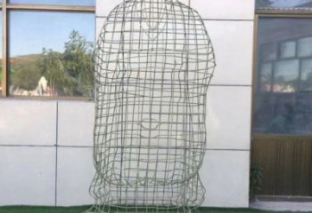 鏤空孔子雕塑訂做，景區雕塑，鐵藝古代人物雕塑定價
