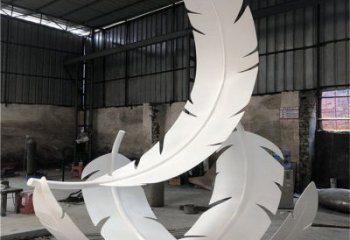 羽毛雕塑預定，城區小品，民俗烤漆羽毛雕塑制造商