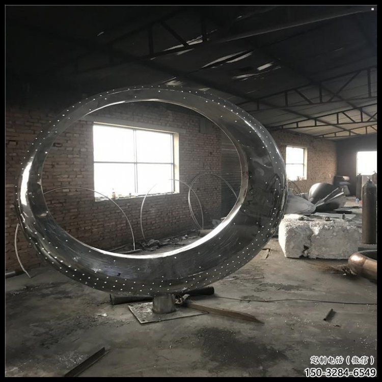 月亮雕塑選定，美陳雕塑，現代不銹鋼月亮雕塑優選