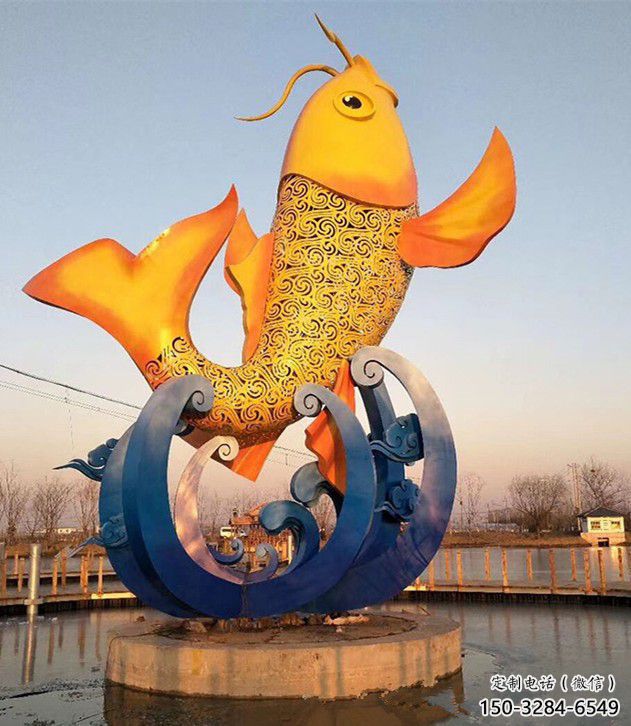 云浮園林鯉魚(yú)雕塑