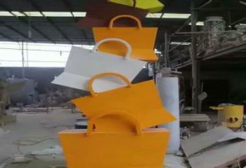 張掖烤漆挎包雕塑制造商，室外軟裝，景觀挎包雕塑制作