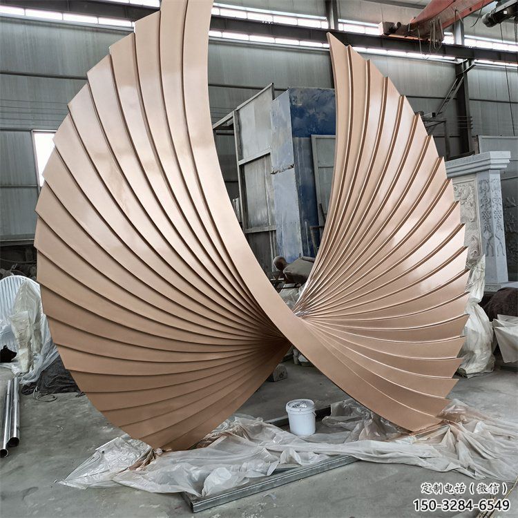 哈爾濱羽翼雕塑常用，景觀概念，不銹鋼羽翼雕塑展品