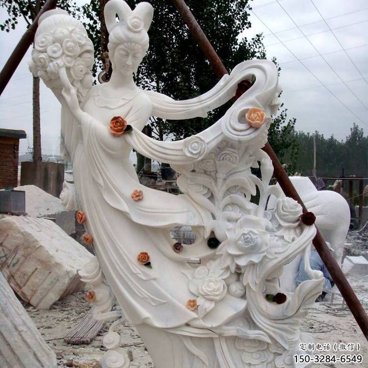 雙陽公園天女散花雕塑