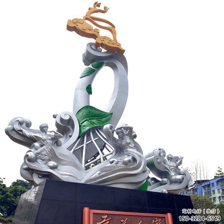 湟中蘭花雕塑承接，城市裝飾，大型蘭花花朵雕塑公司