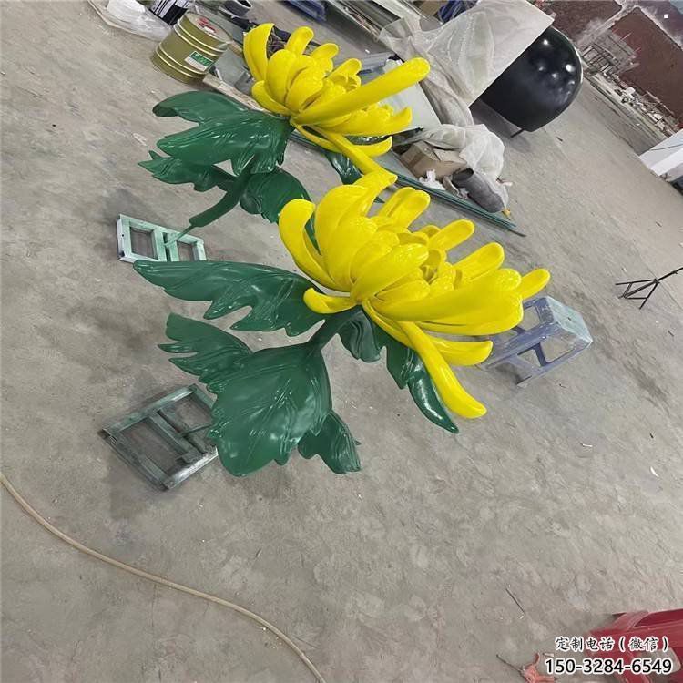 古交景區(qū)菊花雕塑優(yōu)選，圓雕體系，城市菊花雕塑選定