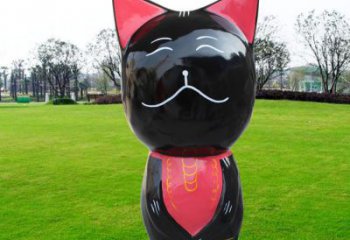 眉山廣場小貓雕塑，動物擺件，仿古工藝