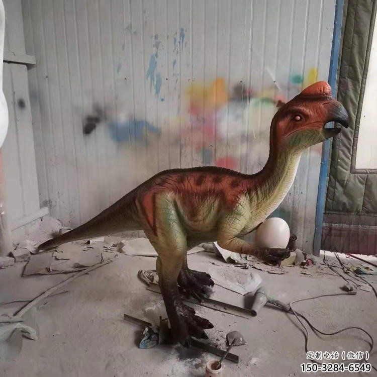 舟山抽象恐龍雕塑制造，動物雕塑，玻璃鋼恐龍雕塑展品