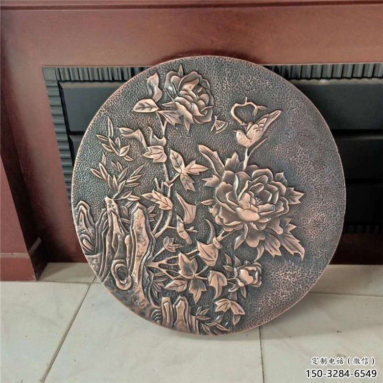 巴南鍛銅浮雕廠家，露天雕塑，鑄銅福字浮雕訂做