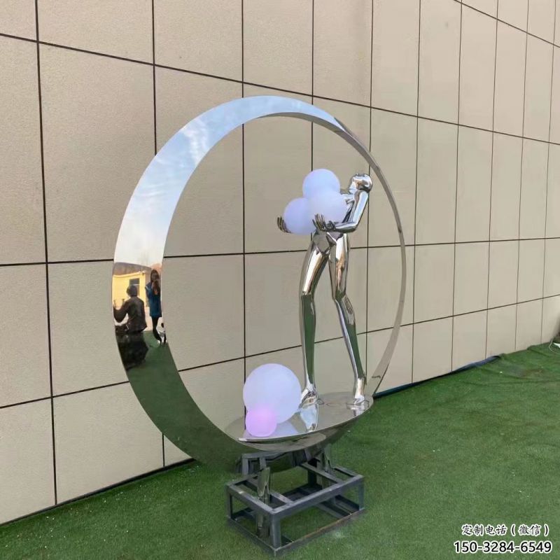合川仙子雕塑展品，公園小品，景觀圓環(huán)仙子雕塑生產(chǎn)商