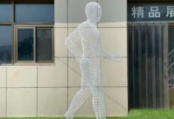 沙坪壩鏤空運(yùn)動員雕塑服務(wù)商，美陳雕塑，鐵藝體育人物雕塑精選